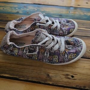 BOBS Cat Print Sneakers